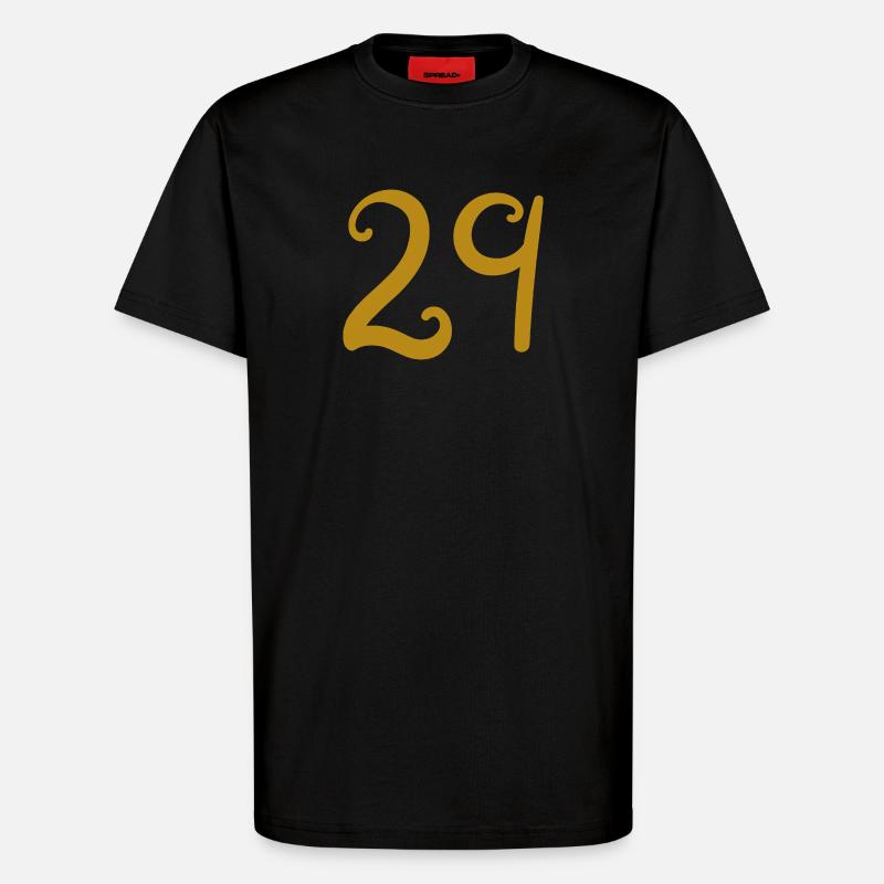 29 - T-shirt bio décontracté fabriqué en UE - SOLID BLACK