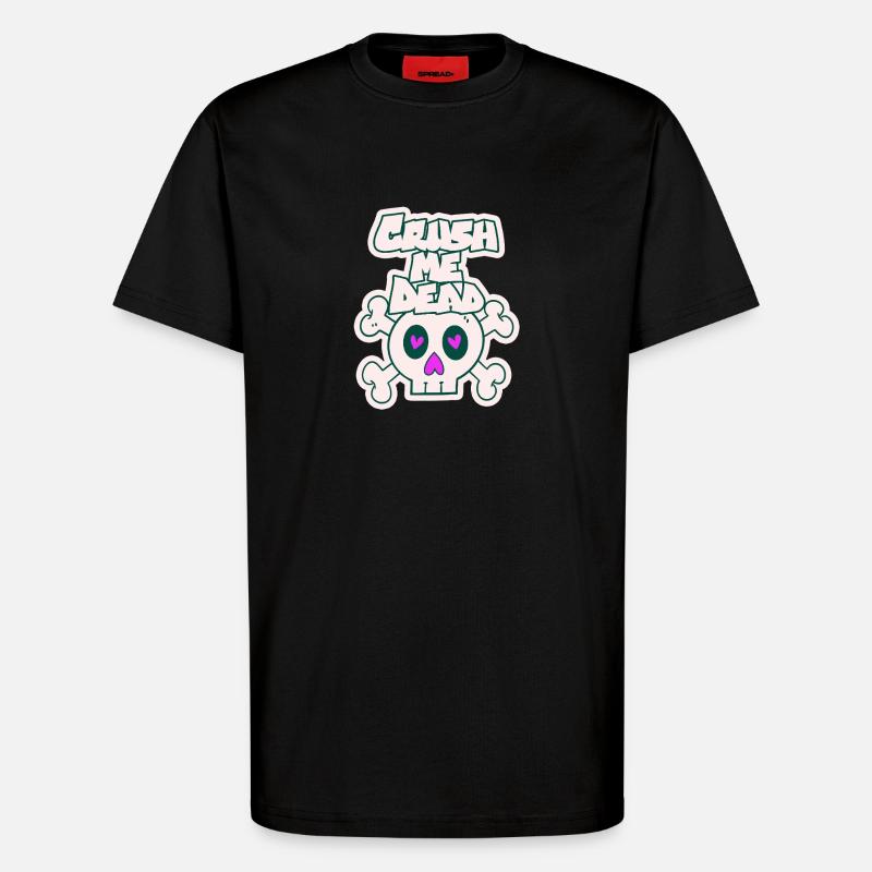 Zerquetsche mich zu Tode - T-Shirt - made by SPREAD - SOLID BLACK
