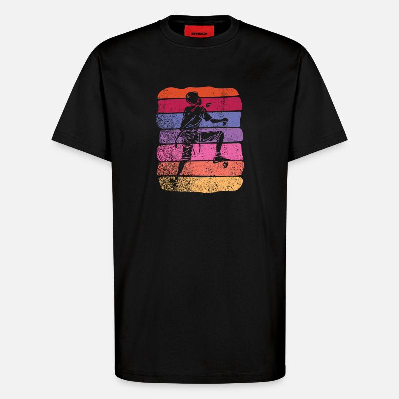 Bloc de bloc de Boulderer - T-shirt bio décontracté fabriqué en UE - SOLID BLACK