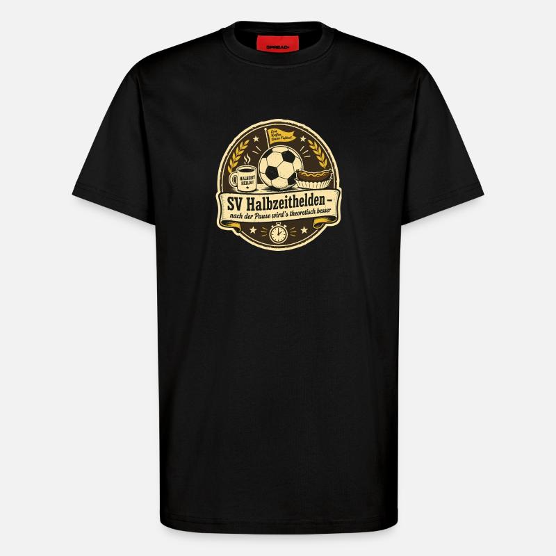 SV Halbzeithelden - T-Shirt - made by SPREAD - SOLID BLACK