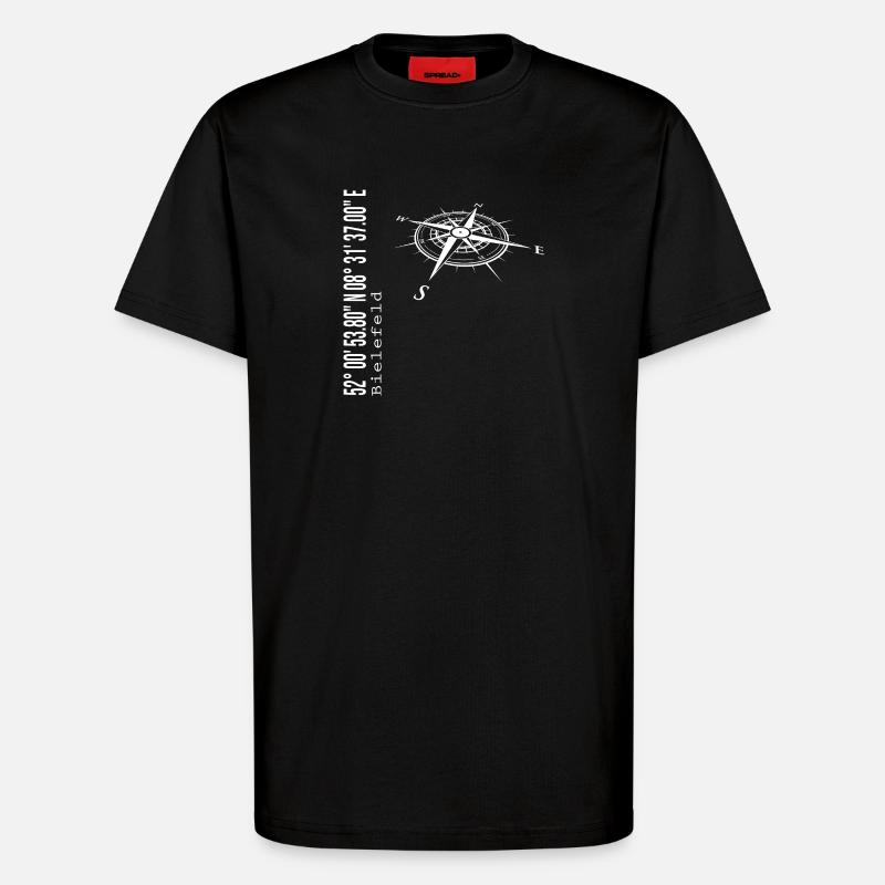 Bielefeld - T-Shirt - made by SPREAD - SOLID BLACK