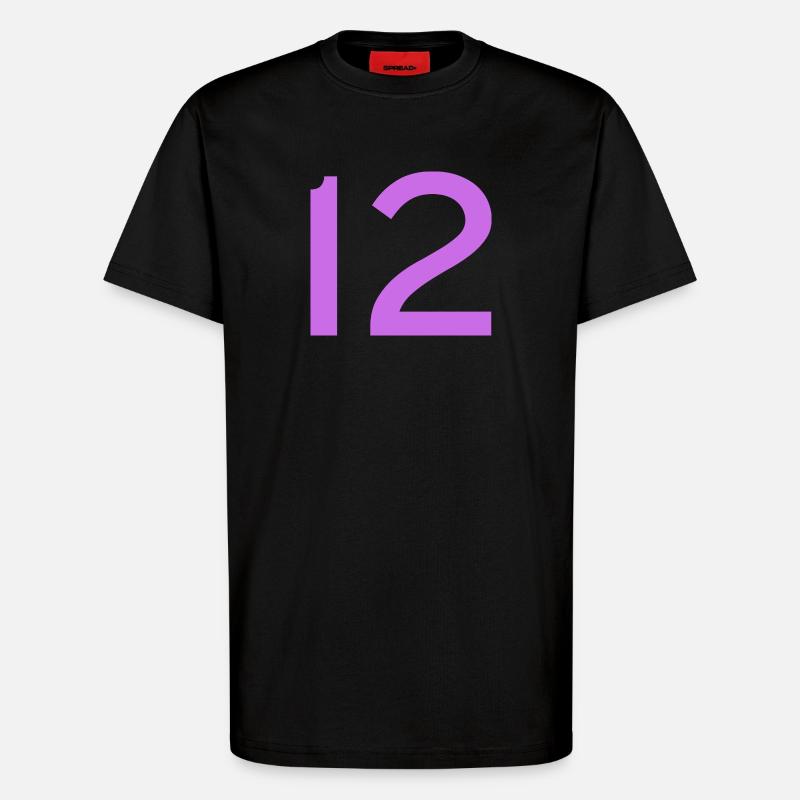 12 - T-shirt bio décontracté fabriqué en UE - SOLID BLACK