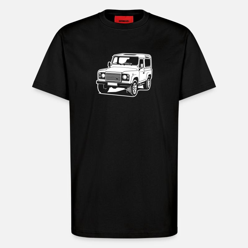 Defender (Difference Image) - T-Shirt - made by SPREAD - SOLID BLACK