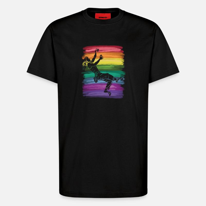Bloc de bloc de Boulderer - T-shirt bio décontracté fabriqué en UE - SOLID BLACK