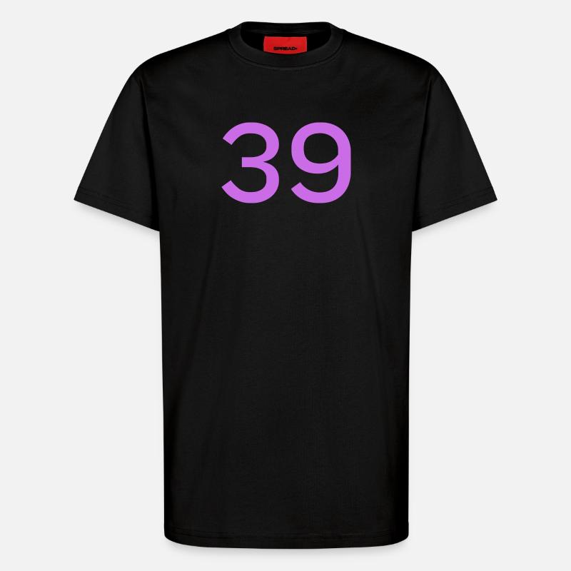 39 - T-Shirt - made by SPREAD - SOLID BLACK