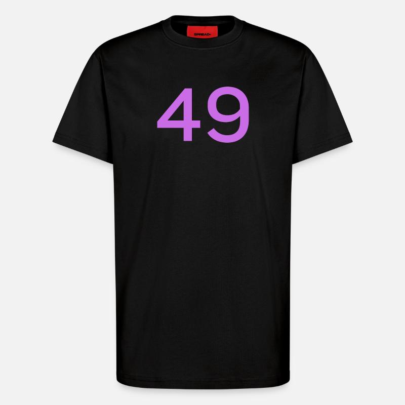 49 - T-Shirt - made by SPREAD - SOLID BLACK
