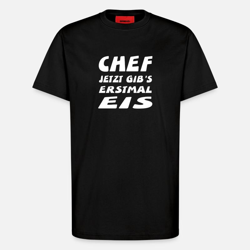 Chef - T-Shirt - made by SPREAD - SOLID BLACK