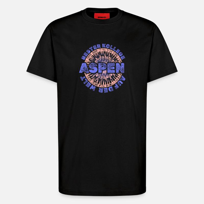 Mitarbeiter Aspen - T-Shirt - made by SPREAD - SOLID BLACK
