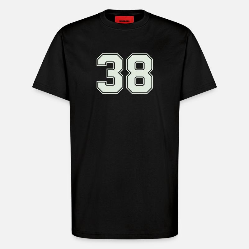 38- - T-Shirt - made by SPREAD - SOLID BLACK