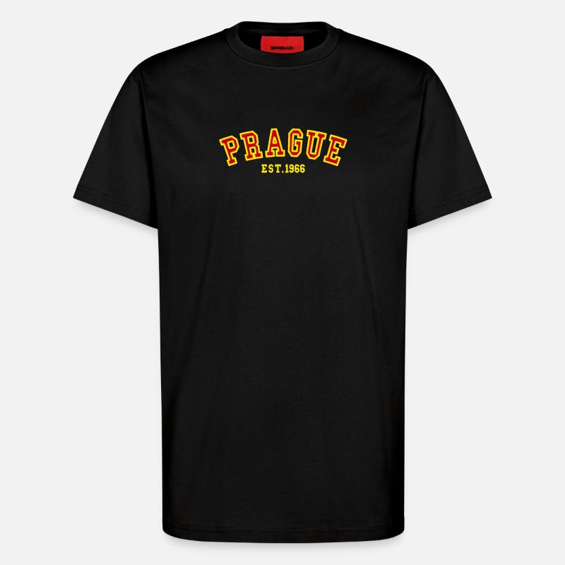Prag gegründet 1966 - T-Shirt - made by SPREAD - SOLID BLACK