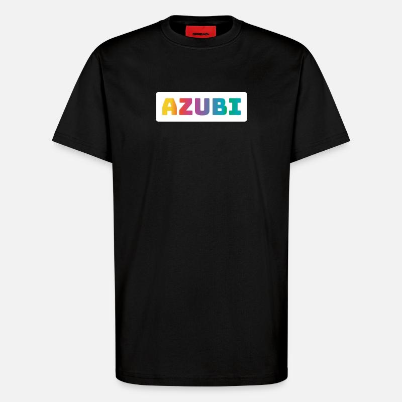 Azubi Tshirt coloured - T-Shirt - made by SPREAD - SOLID BLACK