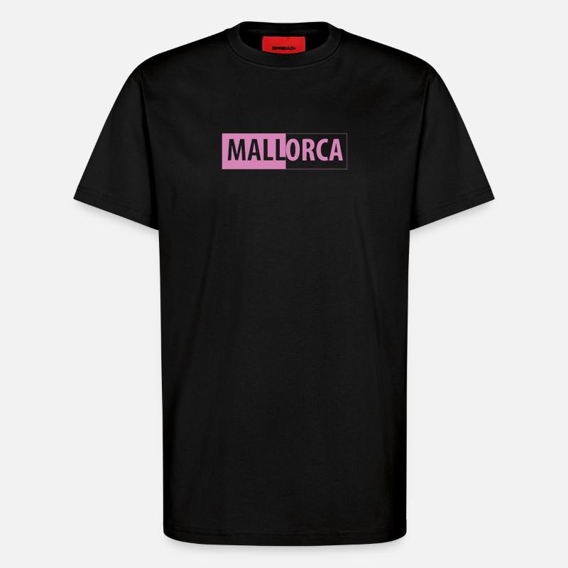 MALLorca im Kasten (pink) - T-Shirt - made by SPREAD - SOLID BLACK