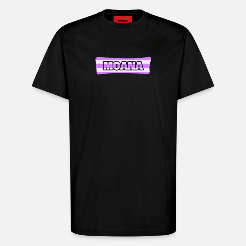 Moana - T-Shirt - made by SPREAD - SOLID BLACK