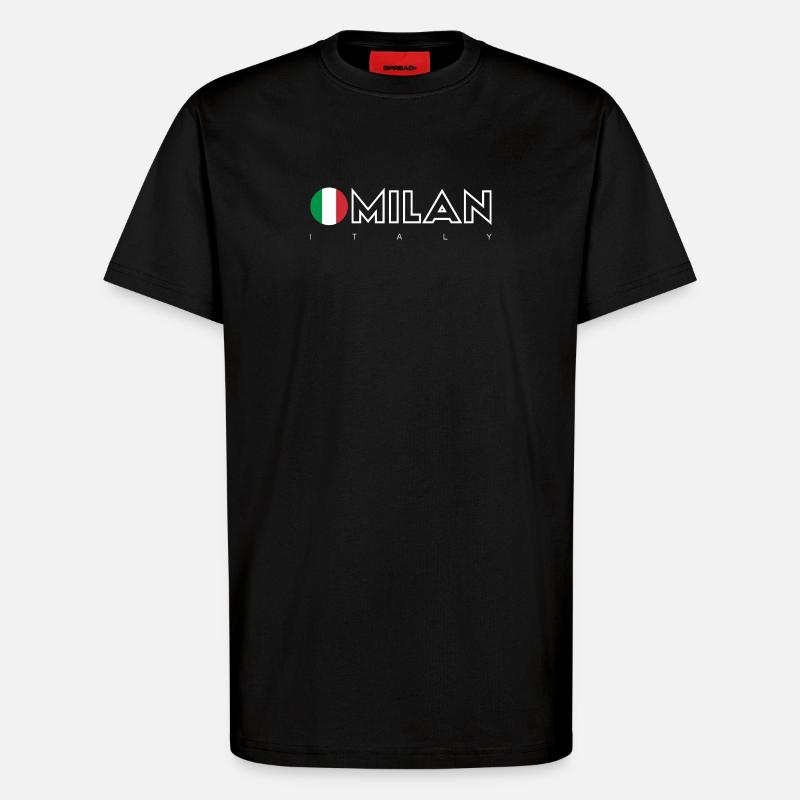 Mailand - T-Shirt - made by SPREAD - SOLID BLACK