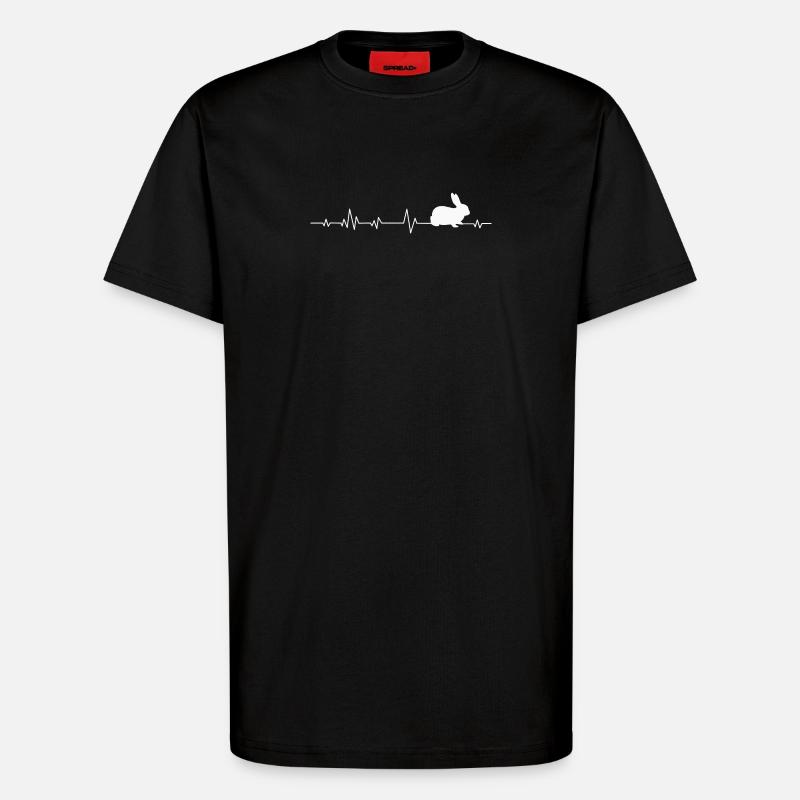 Rabbit Rabbit - T-Shirt - made by SPREAD - SOLID BLACK