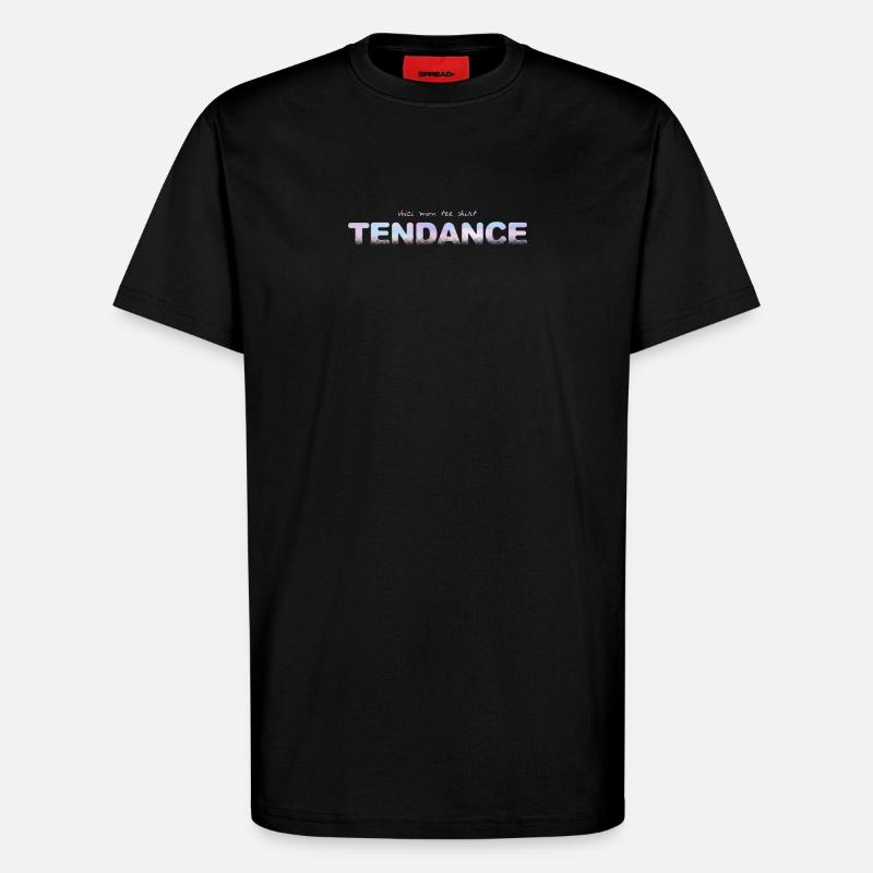 TENDENZ - T-Shirt - made by SPREAD - SOLID BLACK