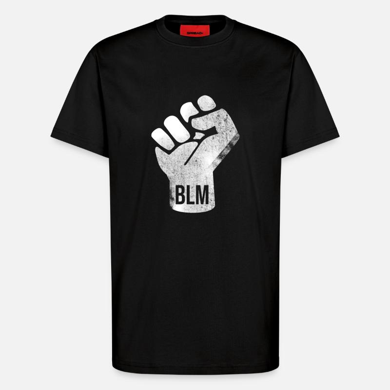 BLM Faust Design - T-Shirt - made by SPREAD - SOLID BLACK
