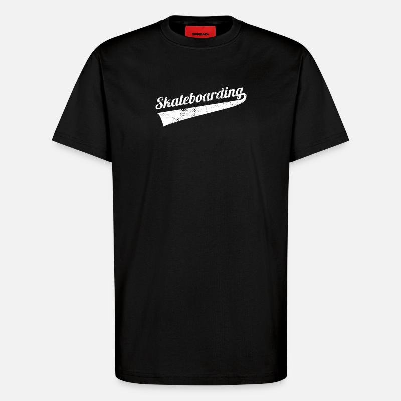 Fun Skateboarding - T-Shirt - made by SPREAD - SOLID BLACK