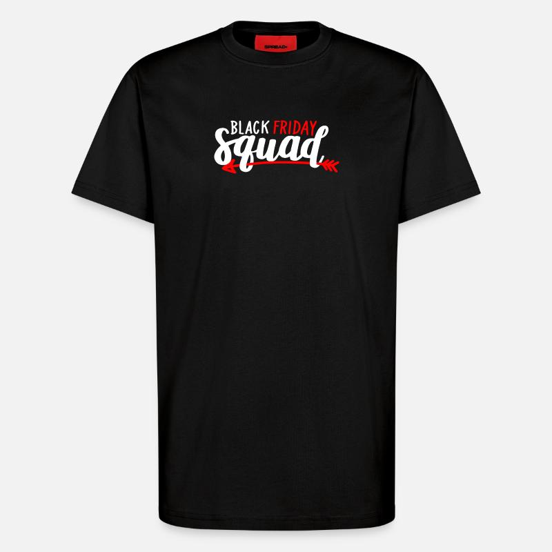 Black Friday Squad Tee - T-Shirt - made by SPREAD - SOLID BLACK