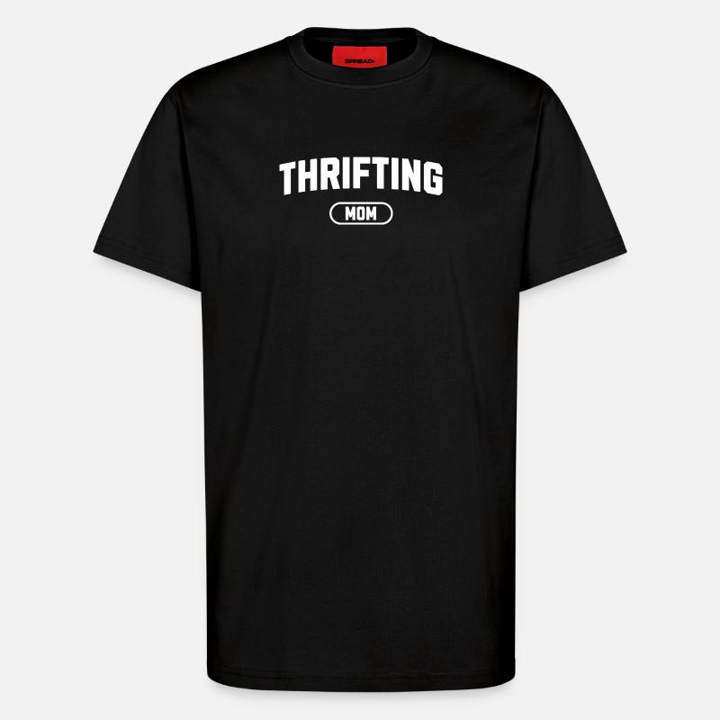 Secondhand-Mama - T-Shirt - made by SPREAD - SOLID BLACK