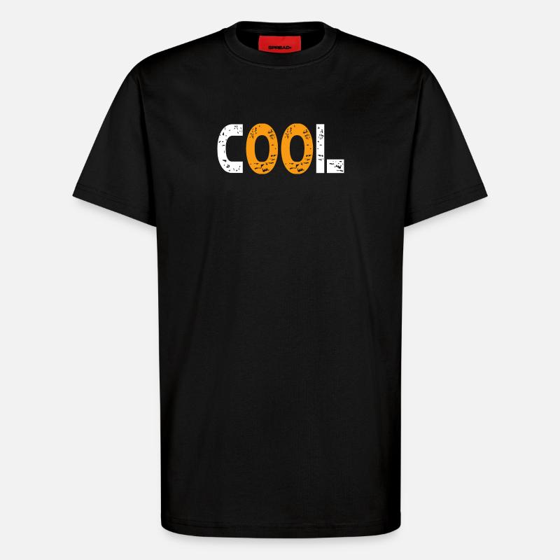 Cool, modern und jung - T-Shirt - made by SPREAD - SOLID BLACK