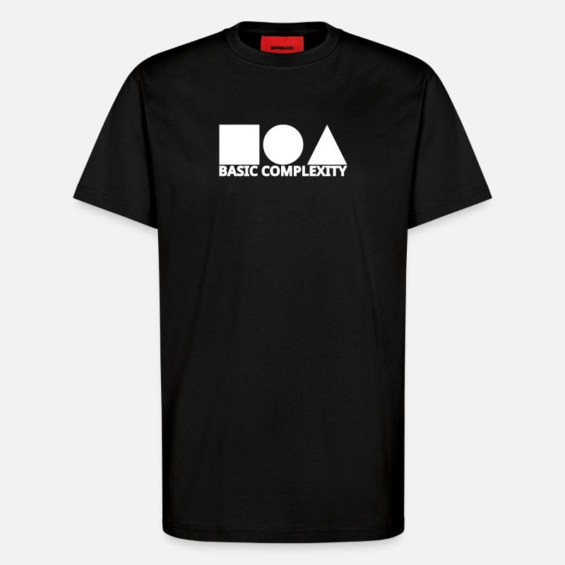 Basic complexity - T-Shirt - made by SPREAD - SOLID BLACK