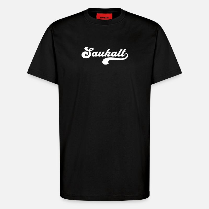 Freezing cold - T-Shirt - made by SPREAD - SOLID BLACK