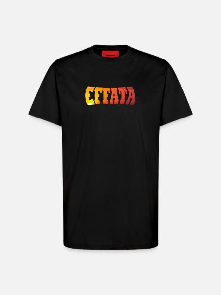 EFFATA - T-Shirt - made by SPREAD - SOLID BLACK