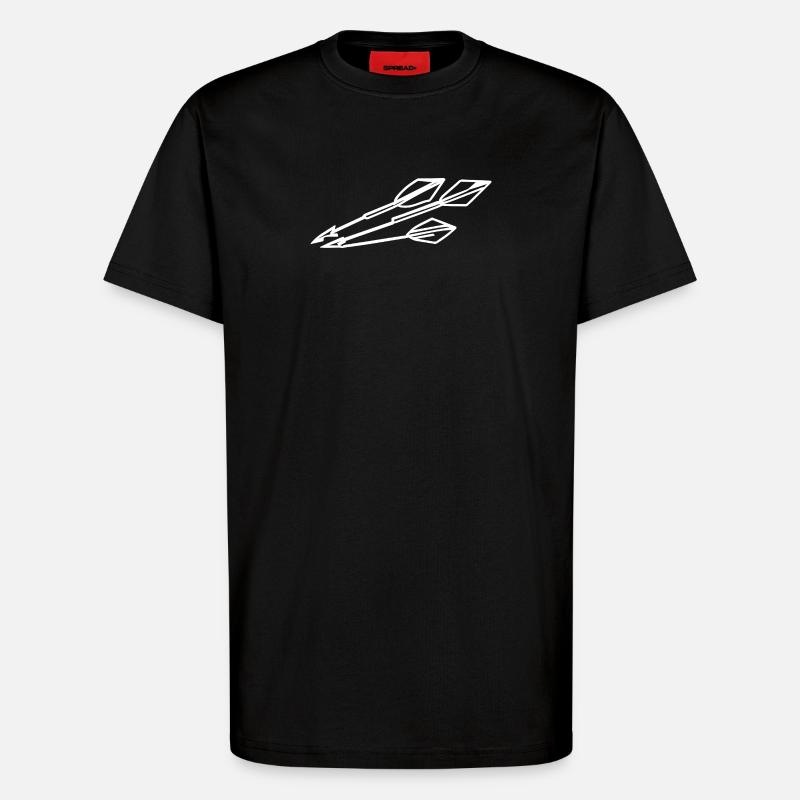 Pfeil und Bogen - T-Shirt - made by SPREAD - SOLID BLACK