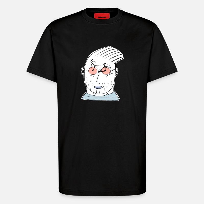 Radfahrer - T-Shirt - made by SPREAD - SOLID BLACK