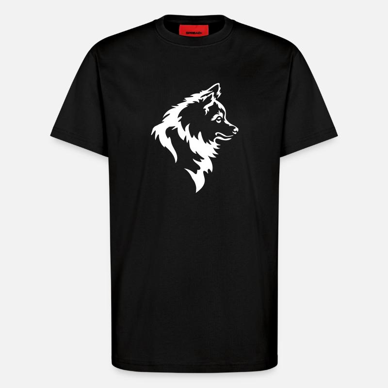 Spitz Kopf "Black Edition" - T-Shirt - made by SPREAD - SOLID BLACK