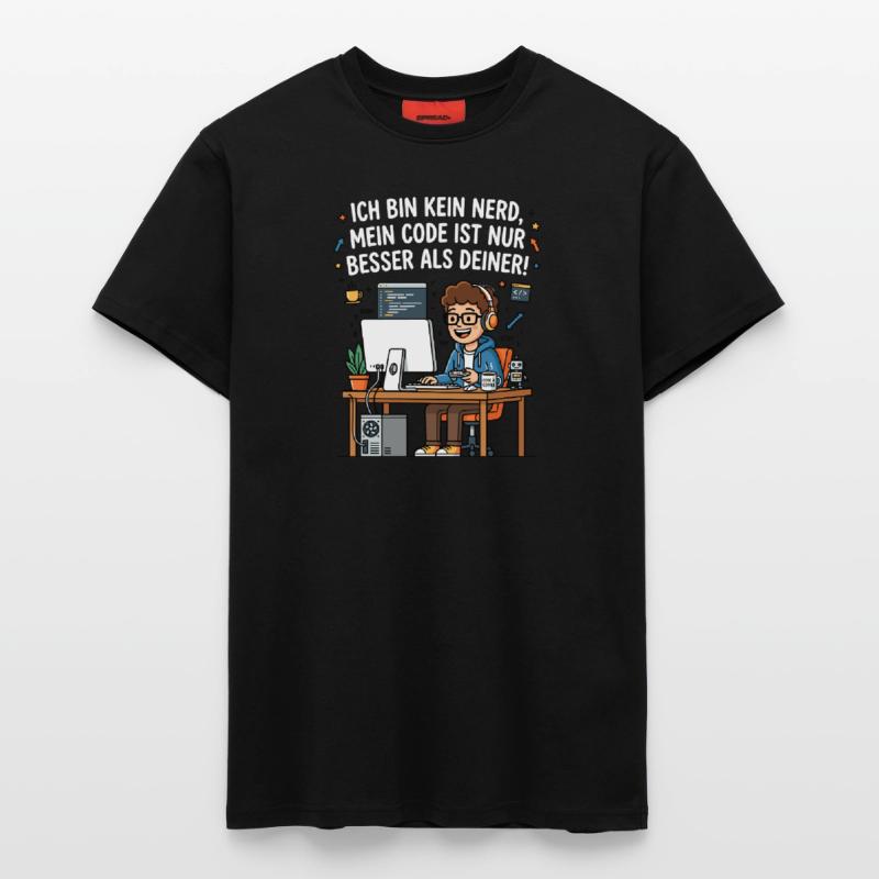 Coder Humor Programmierer Spruch T-Shirt - made by SPREAD