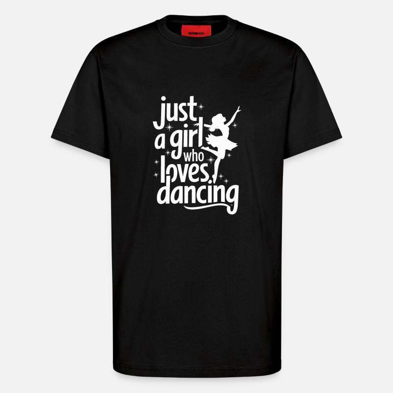 Dancing Dancers Dancing - T-Shirt - made by SPREAD - SOLID BLACK