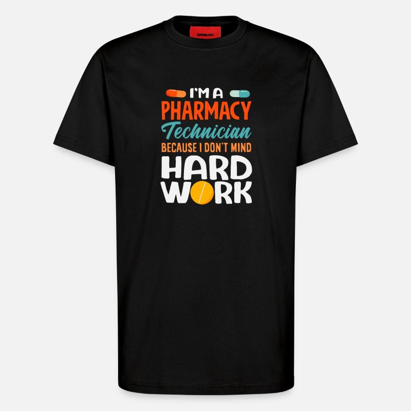 Apotheker Pharmazeutisch-technischer - T-Shirt - made by SPREAD - SOLID BLACK