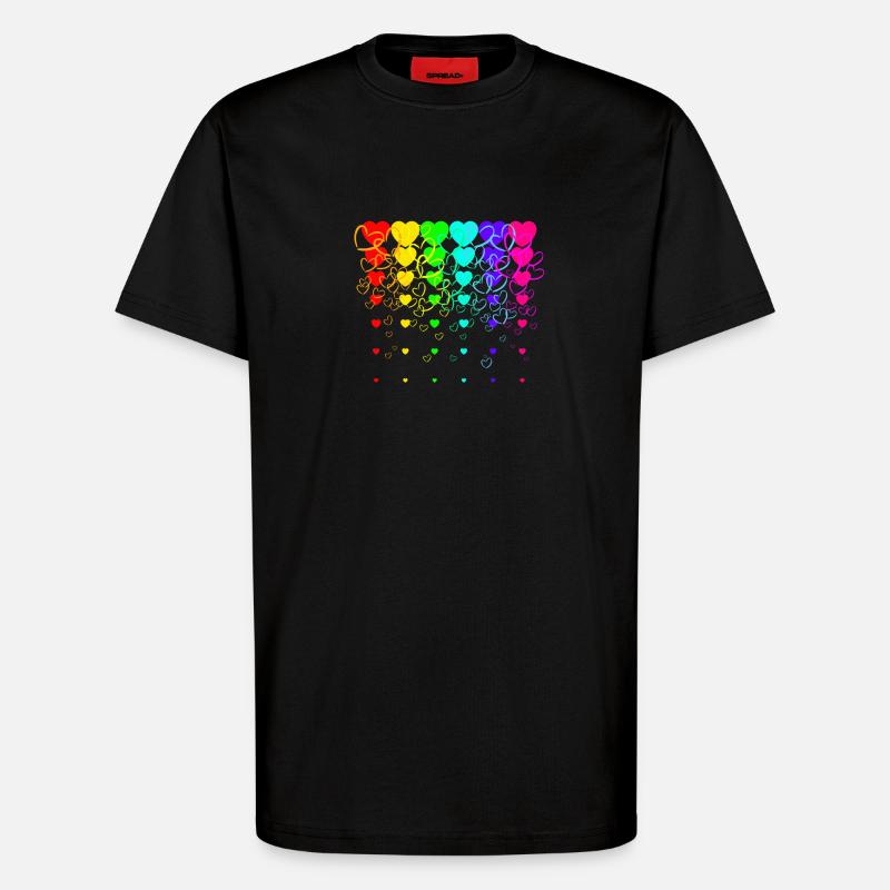Wasserfall2cores - T-Shirt - made by SPREAD - SOLID BLACK