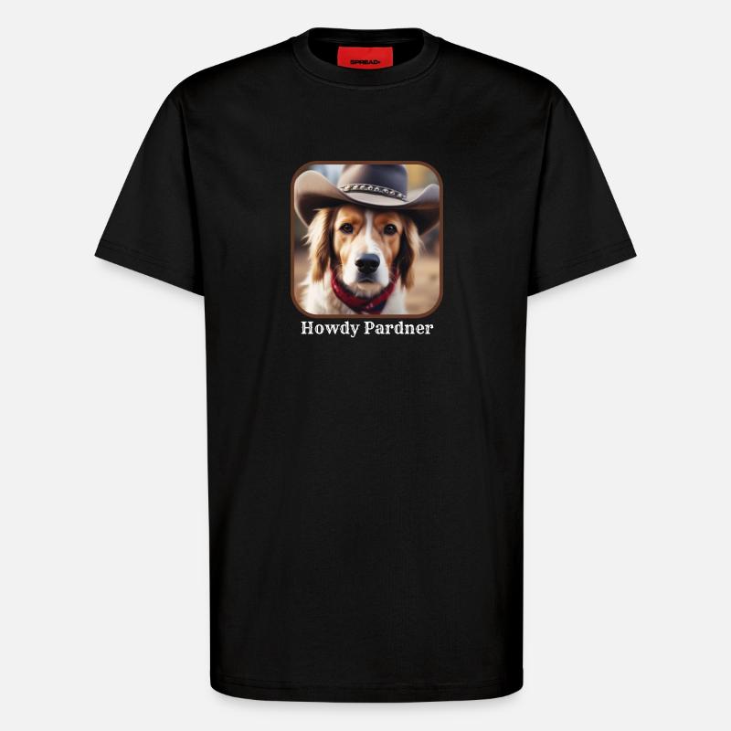 Hallo Pardner - T-Shirt - made by SPREAD - SOLID BLACK