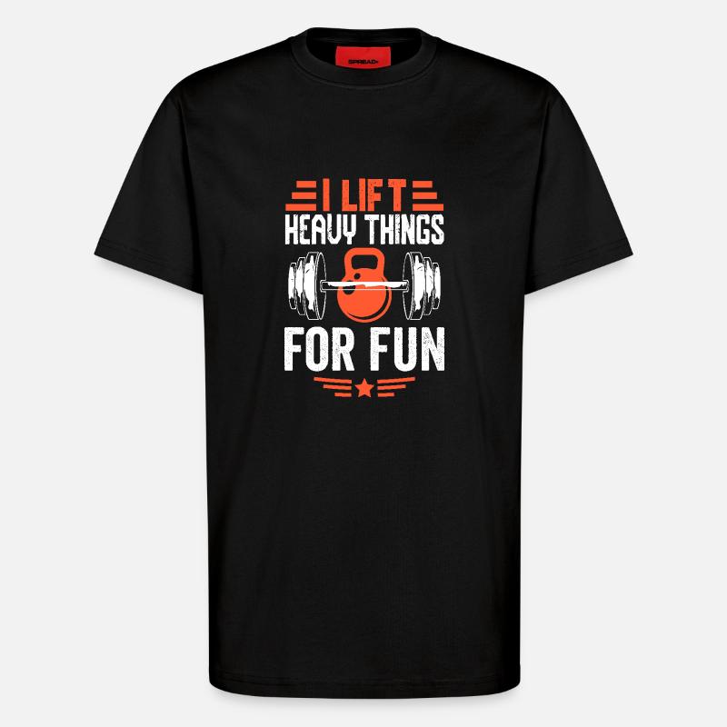 Bodybuilder Geschenkidee - T-Shirt - made by SPREAD - SOLID BLACK