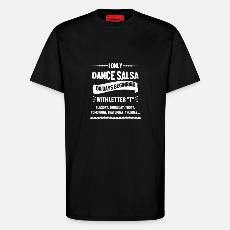 Danseuse de salsa Danseuse - T-shirt bio décontracté fabriqué en UE - SOLID BLACK