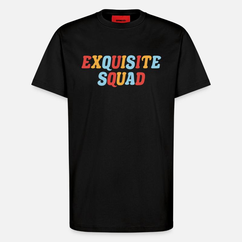Squad-Grafik - T-Shirt - made by SPREAD - SOLID BLACK
