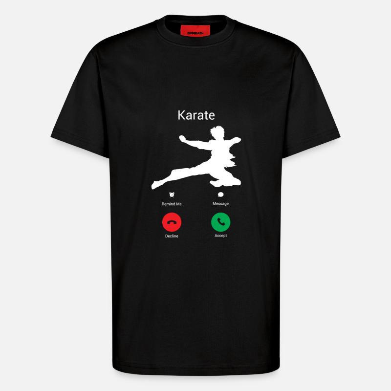 Obtient de Karaté ! - T-shirt bio décontracté fabriqué en UE - SOLID BLACK