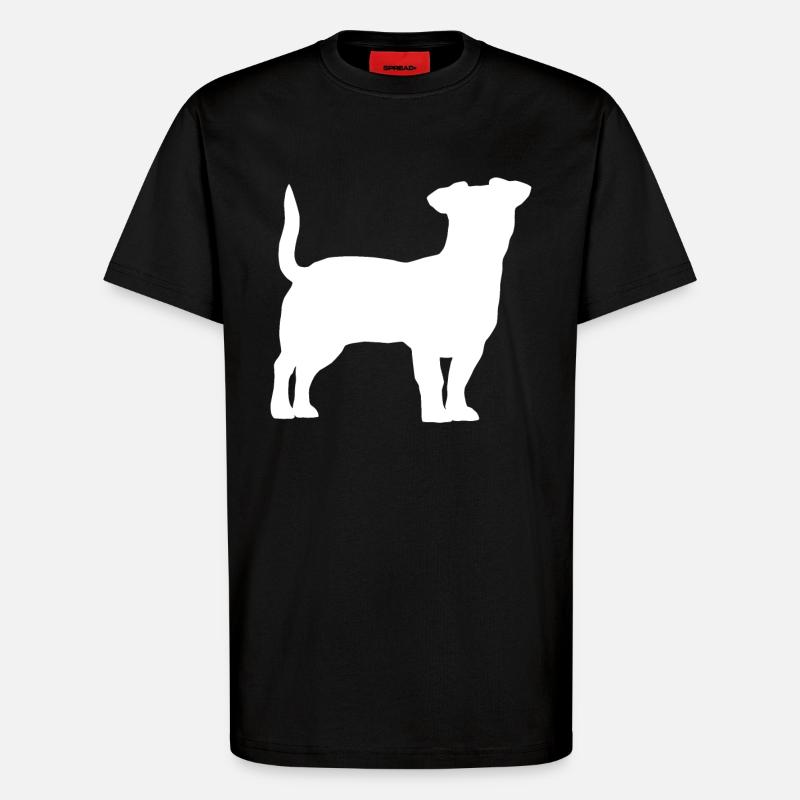 Jack Russell Terrier - T-Shirt - made by SPREAD - SOLID BLACK