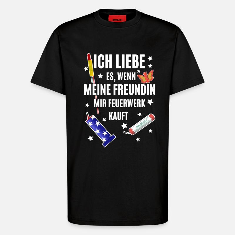 Pyro Freak - T-Shirt - made by SPREAD - SOLID BLACK