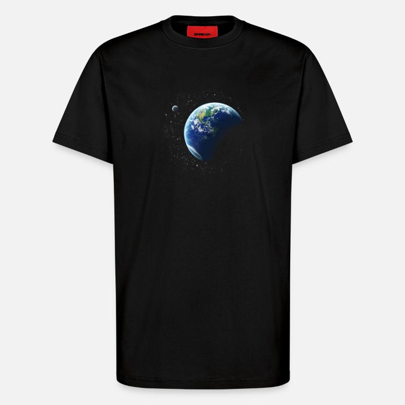 Erde - T-Shirt - made by SPREAD - SOLID BLACK