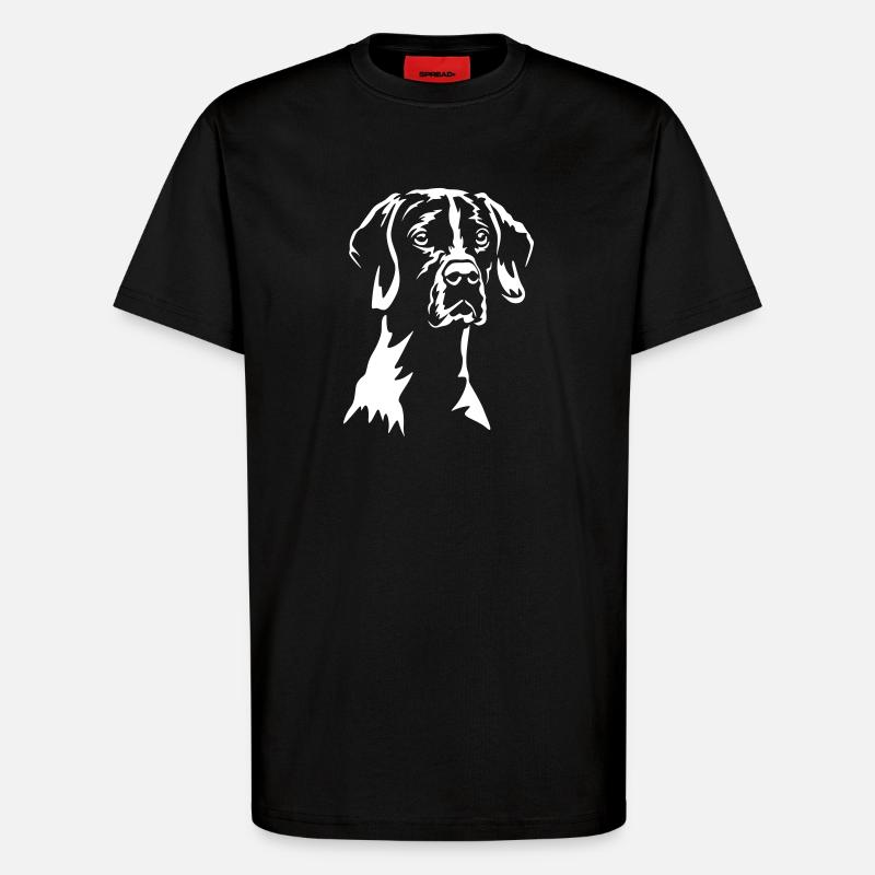 English Pointer "Black Edition" - T-Shirt - made by SPREAD - SOLID BLACK