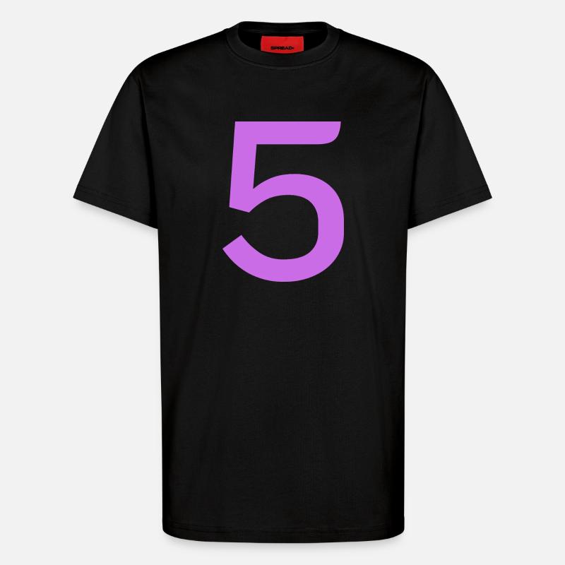 5 - T-Shirt - made by SPREAD - SOLID BLACK