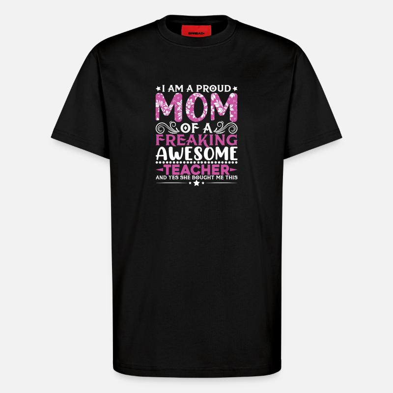 Stolze Lehrerinnen Botschaft  - T-Shirt - made by SPREAD - SOLID BLACK
