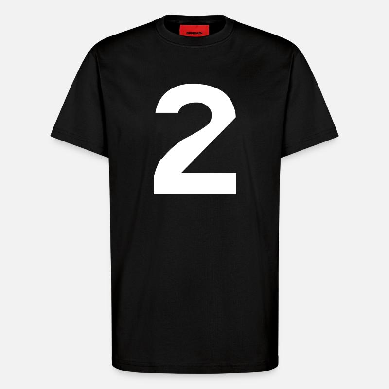 2 Zwei - T-Shirt - made by SPREAD - SOLID BLACK