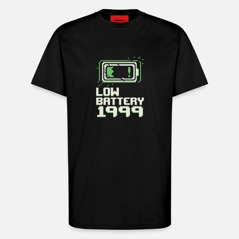 It was easier back then - T-Shirt - made by SPREAD - SOLID BLACK