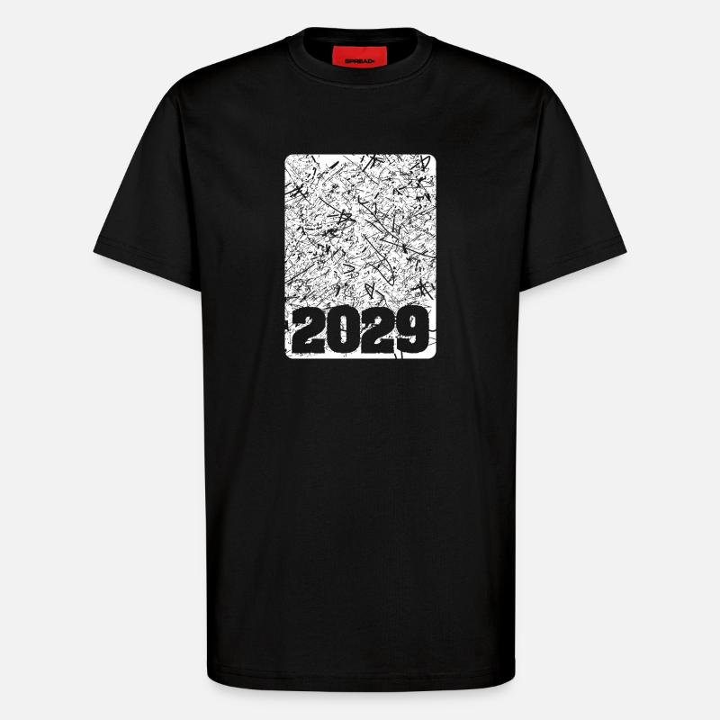 Nummer 2029 - T-Shirt - made by SPREAD - SOLID BLACK