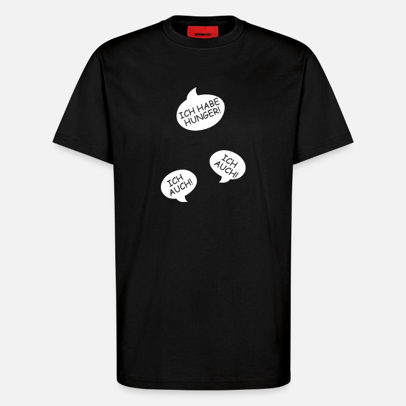 Schwangerschaft verkünden Drillinge Mama Mutter - T-Shirt - made by SPREAD - SOLID BLACK